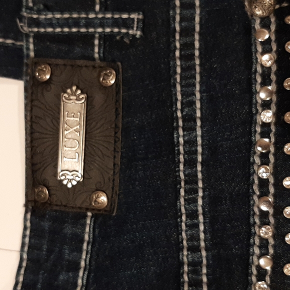 NWOT Women's Tru Luxe Embossed Jeans Size 31/33 12 - Picture 5 of 14